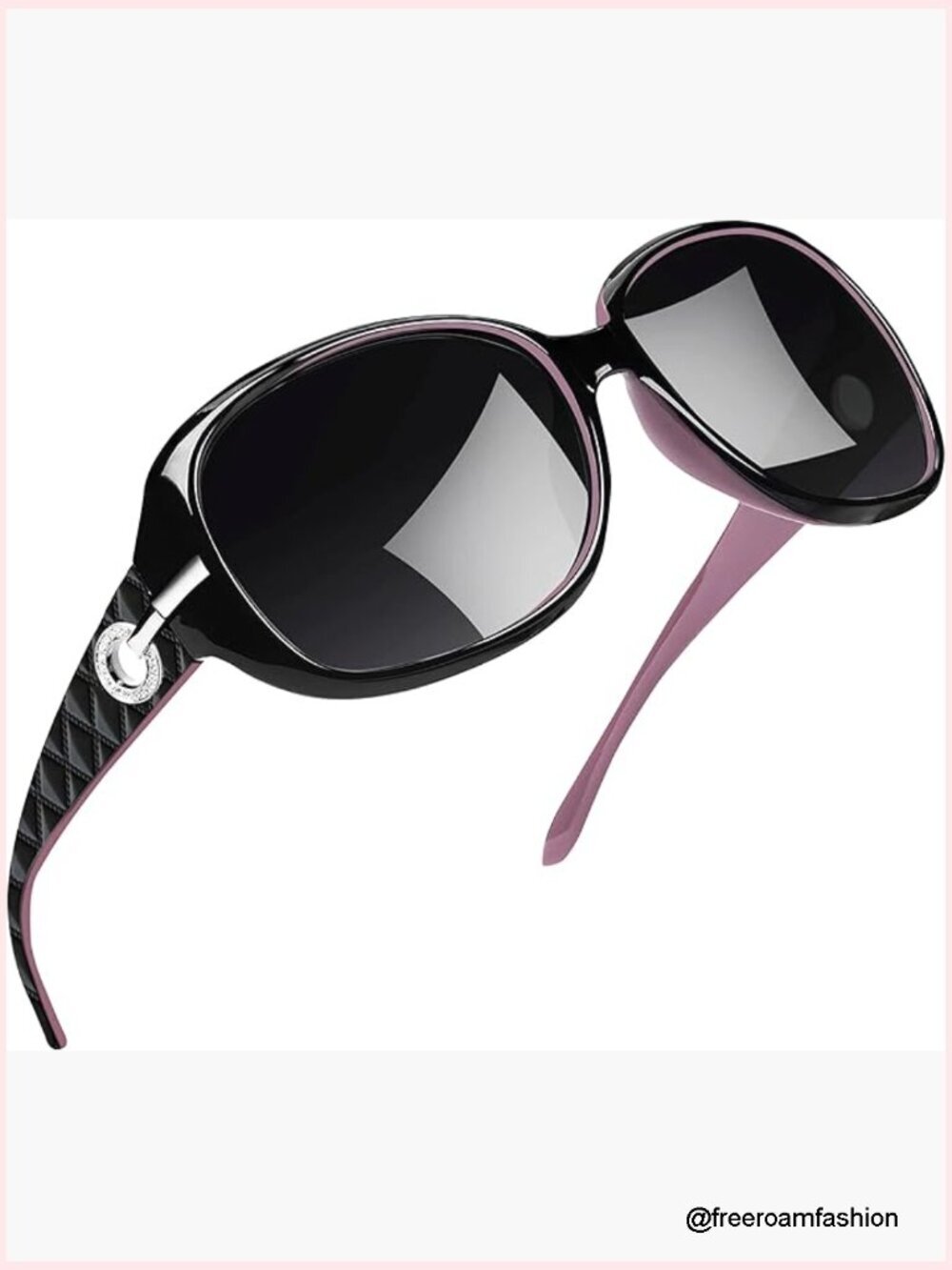 Vintage Oversized Rectangular Polarized UV Protection Sunglasses